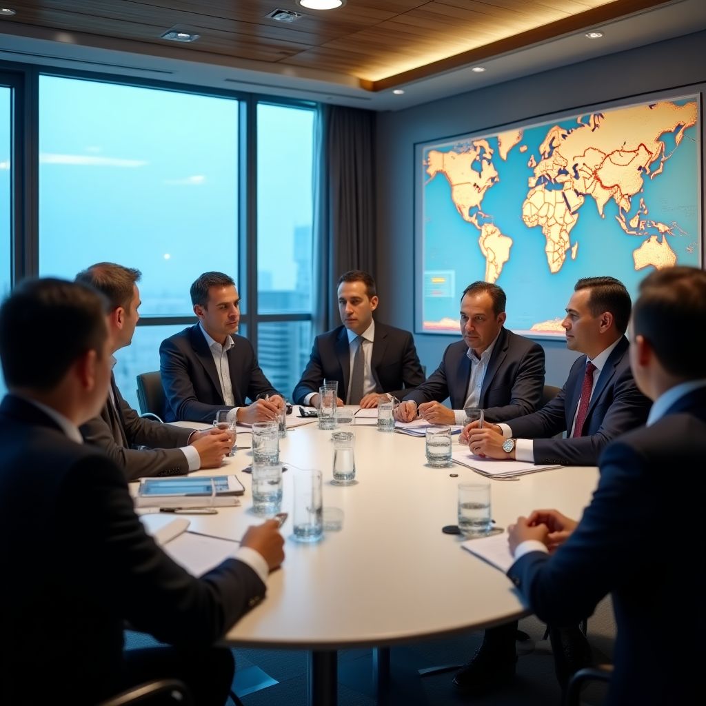 Reunión de trabajo con inversores internacionales